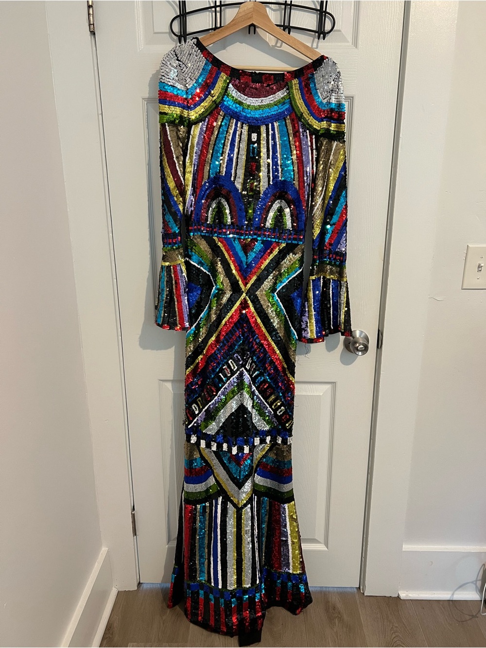 Alice + Olivia Multicolor Sequin Dress